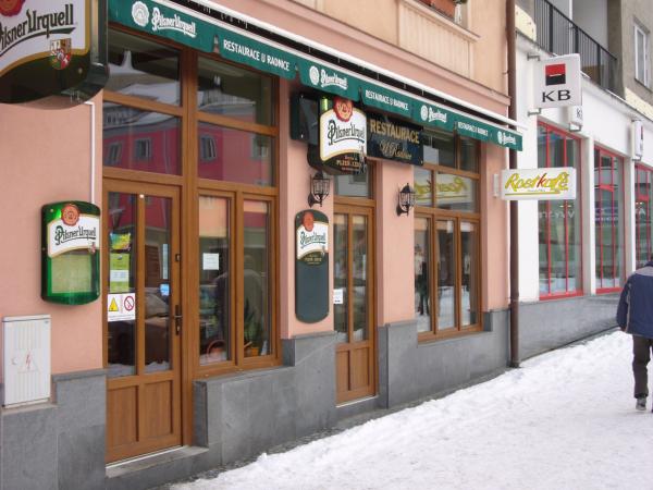 Vchod do Restaurace U radnice