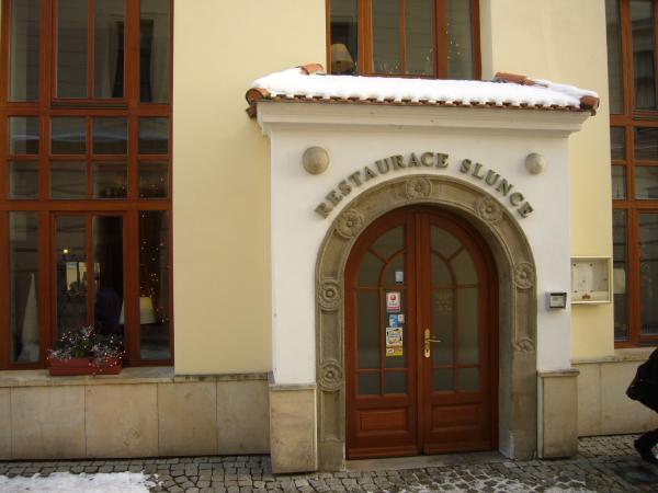 Vchod do Restaurace Slunce