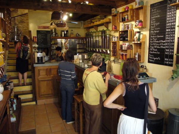 Interier v Cafés de la Major
