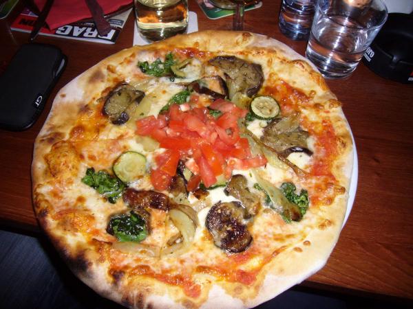 Lilková pizza