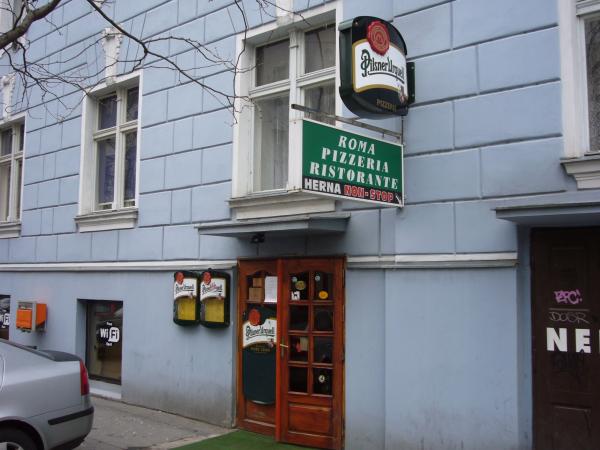 Vchod do Pizzeria Ristorante Roma Uno