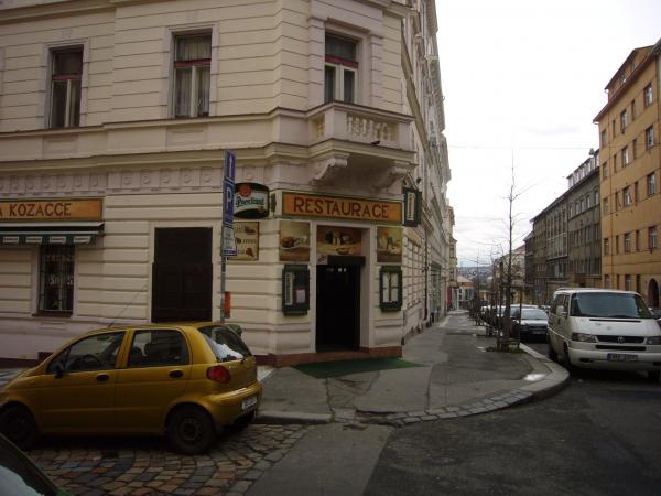 Vchod do Restaurace na Kozačce