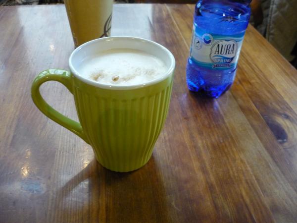 Kohvipaus káva s mlékem