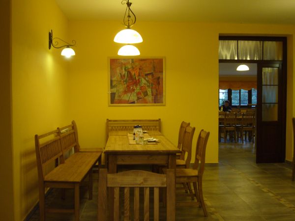 Interiér Restaurace U kostela
