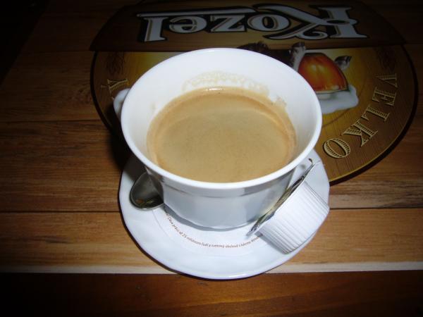 Kava v Penziónu Borovica