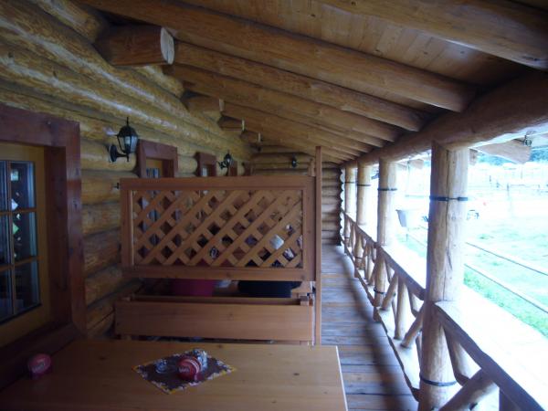Veranda na Ranči pod Ostrou skalou