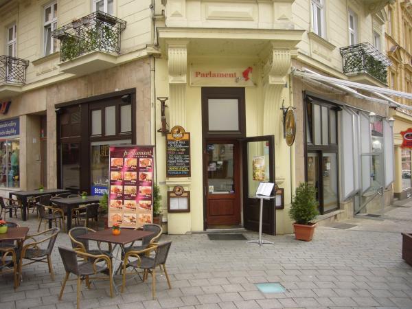 Restaurace Parlament - vchod