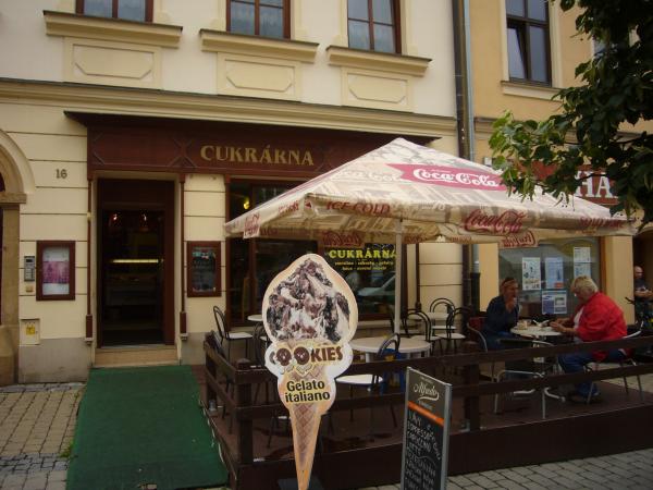 Cukrárna - vchod