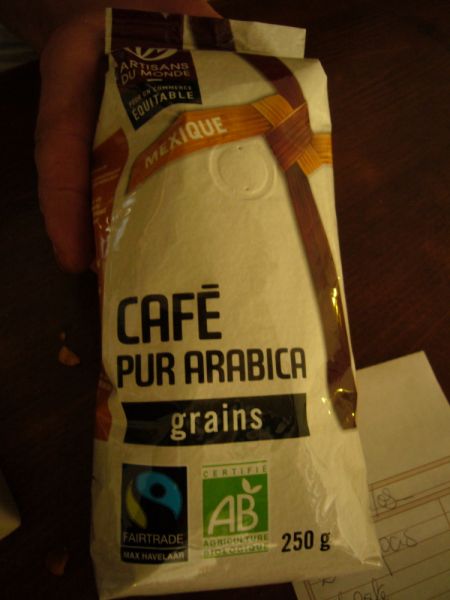 Café Bio en Grains du Mexique
