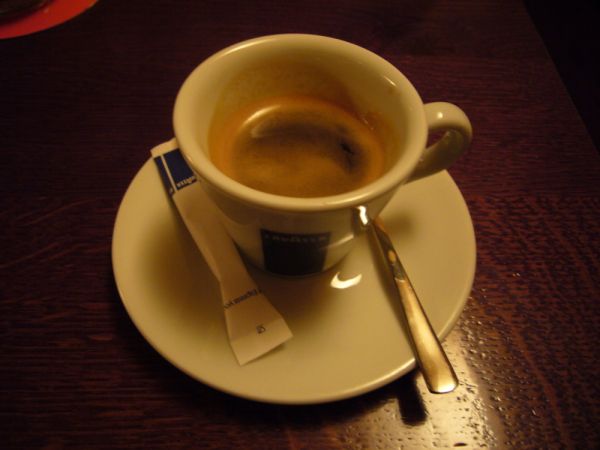 Lavazza espresso v Pivnici Budvarka