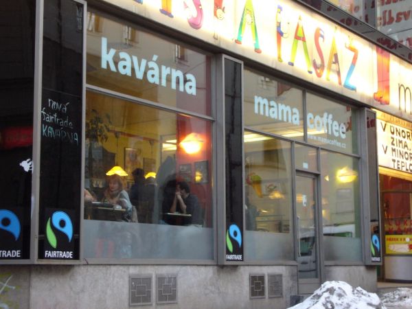 Vchod do Mammacoffee cafe