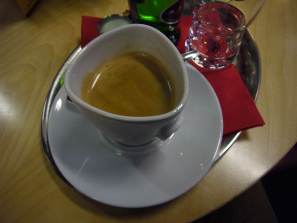 Espresso značky J.J.Darboven v Lobby baru Bon Caf