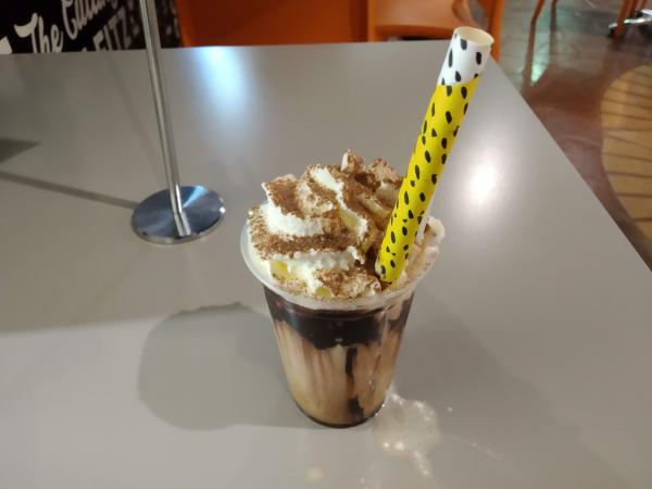 Iced Mocha se zrmrzlinou a šlehačkou