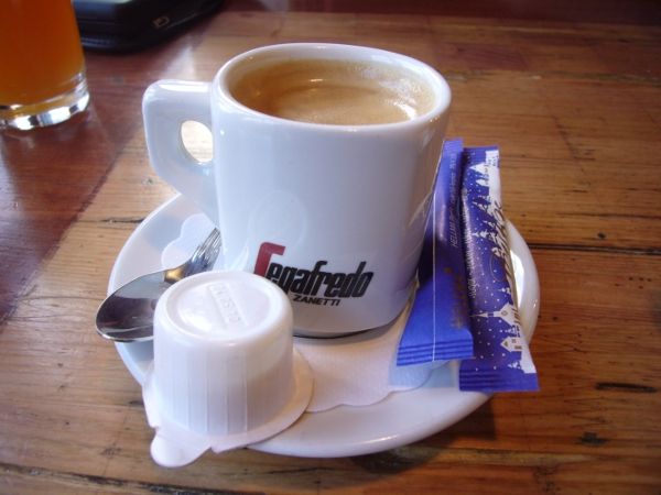 Segafredo espresoo v Kafárně Na kus řeči