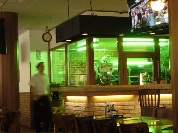Tanky na pivo Pilsner Urquell v restauraci Na plá