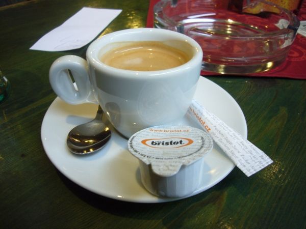 Espresso Bristot v Restauraci U divadla