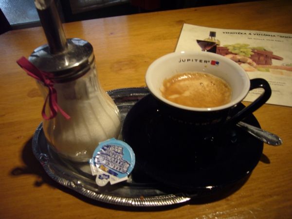 Espresso ve vinotéce a vinárně 