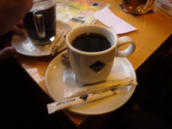 Espresso Rioba v Restauraci U Sokolíka