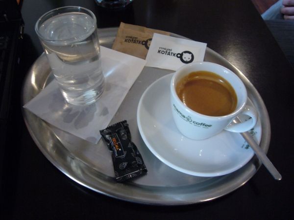 Espresso Mamacoffee ve Vypáleném Koťátku