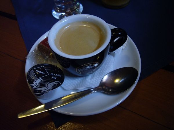 Espresso Vergnano v restauraci Free land