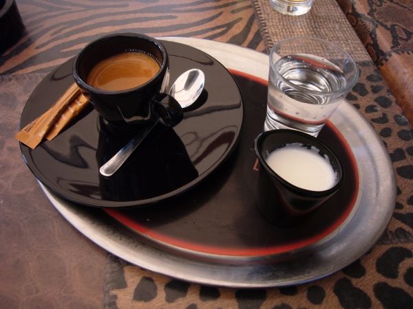espresso Piazza d´Oro v restauraci Staré Kladno