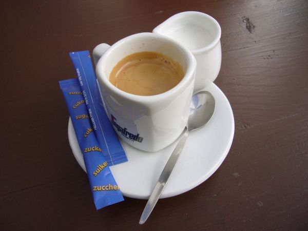 Espresso Segafredo v restauraci Gulliver
