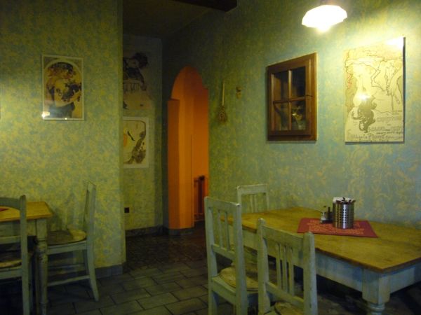 Interiér restaurace Manýra