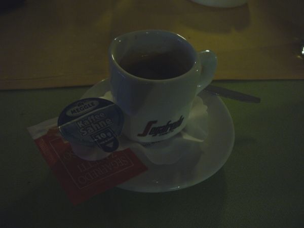 Espresso Segafredo v Restauraci Prima