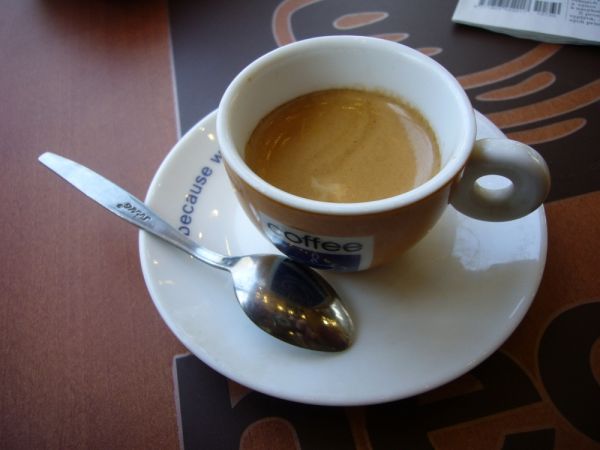 Espresso v Coffee Heaven - Brumlovka