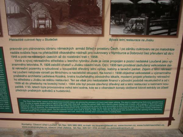 Historie místa - Lovecký hotel Jívák