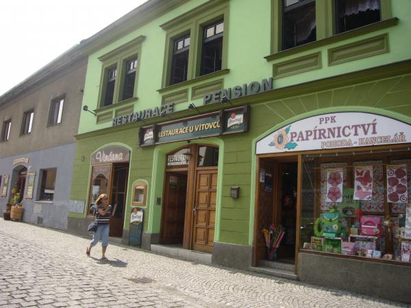 Vchod do Restaurace U Vítovců