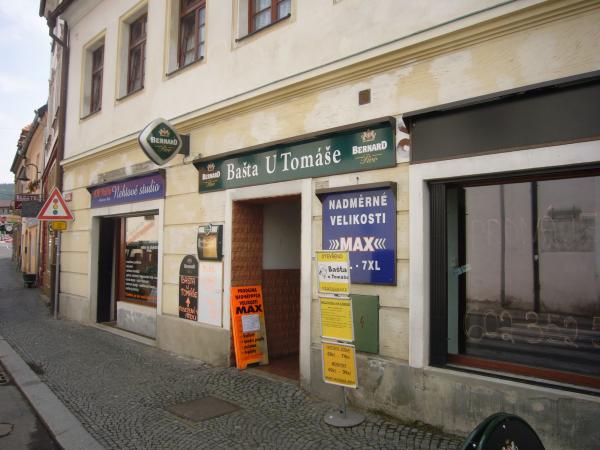 Vchod do restaurace Bašta u Tomáše