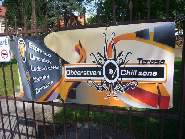 Cedule - Občerstvení Terasa Chill zone
