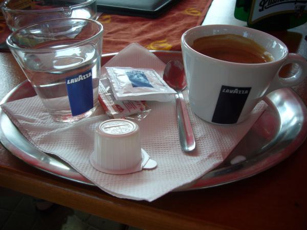 Lavazza espresso V Restauraci Fuferna
