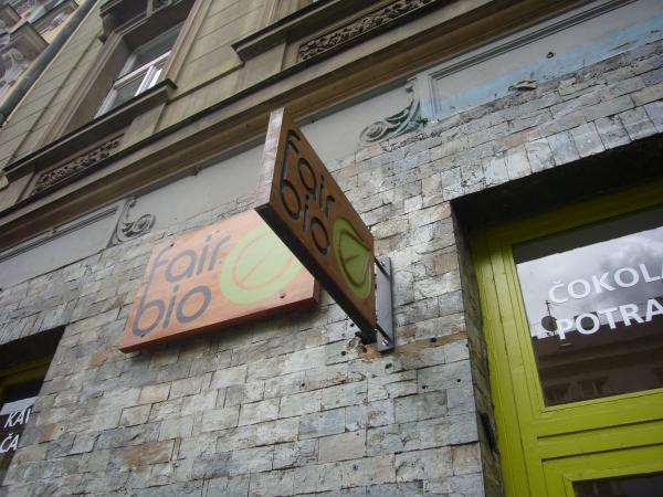 Cedule obchodu Fair Bio