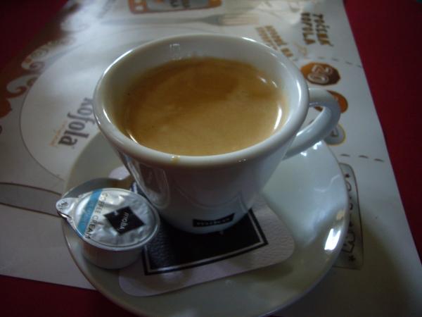 Espresso Miko v Restauraci Děčín hlavní nádraží