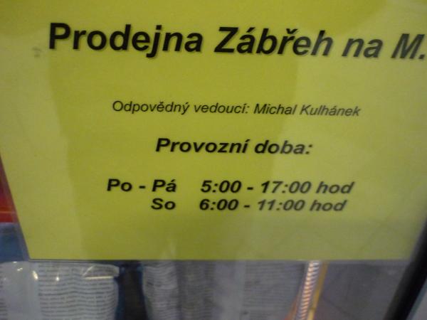 Otevírací doba