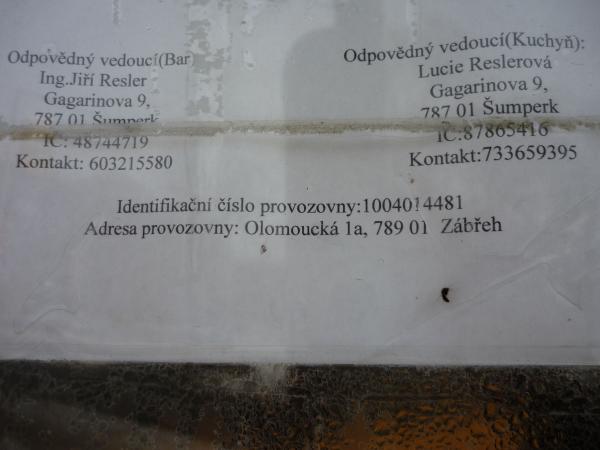 Vedoucí Hostinece U splavu