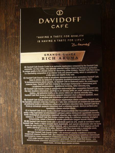 Davidoff Café - Grande cuvée rich aroma ground 250g