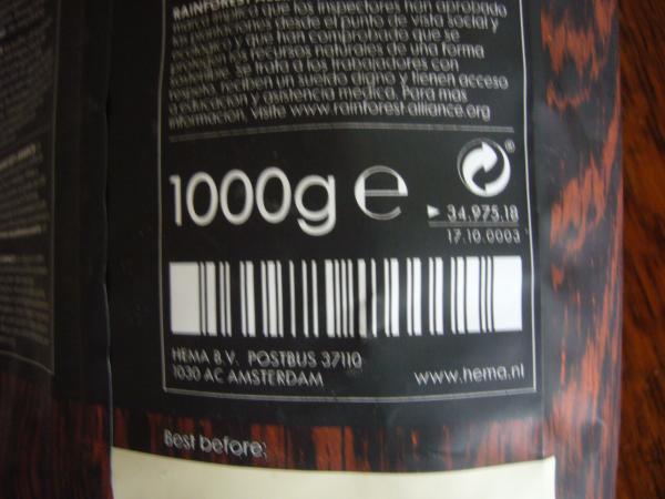 Hema - Espresso Coffee beans 1000g