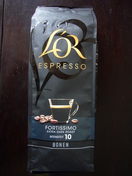 L'OR Espresso - Fortissimo Extra dark roast Intensiteit 10 Bonen 500g
