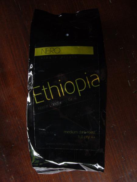 Nero - Ethiopia Harrar Longberry Gr4 zrnková 250g