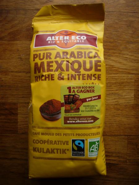 Alter Eco - Pur arabica Mexique moulu 260g