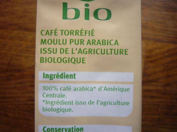U bio - Café pur arabica Amérique centrale moulu 250g
