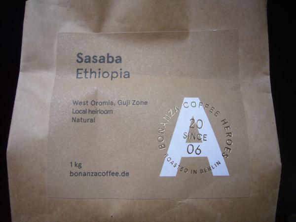 Bonanza coffee roasters - Sasaba Ethiopia West Oromnia Guji zone natural 1kg