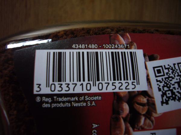 Nescafé Sélection 200g code