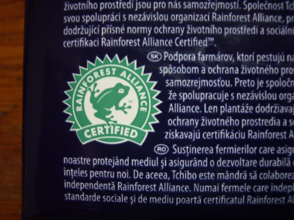 Rainforest alliance certifikát