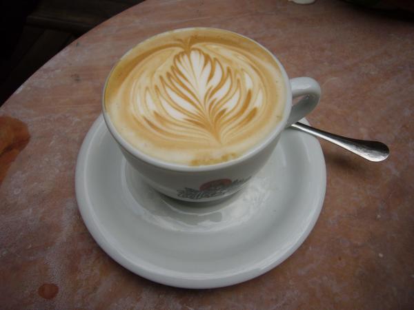 Cappucchino s obrázkem