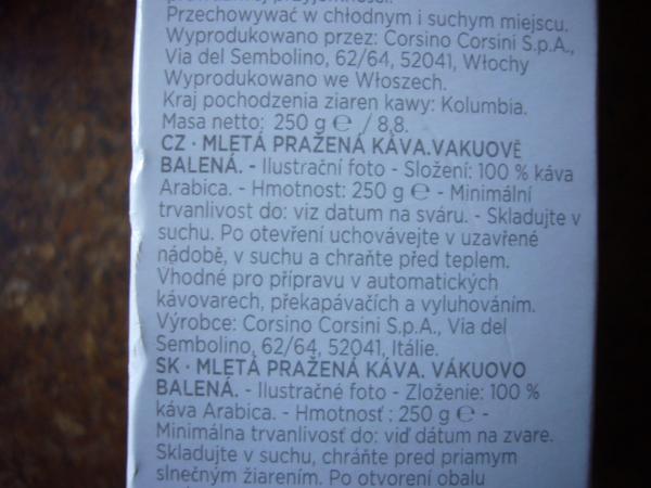 Compagnia dell Arabica - Colombia Medellin supremo - cz text