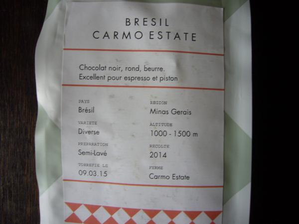 Mokxa - Bresil Carmo Estate
